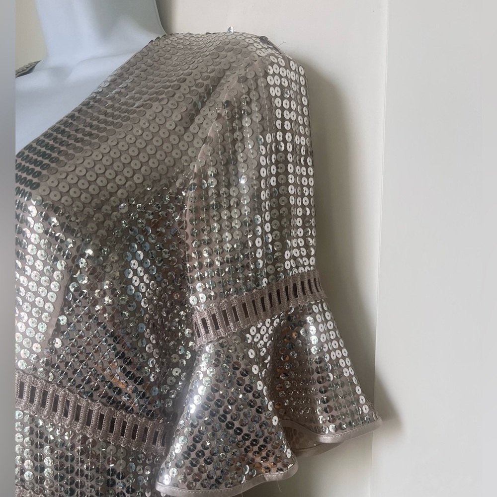 Revolve Saylor Sidney Silver Sequin Mini Elegant … - image 7